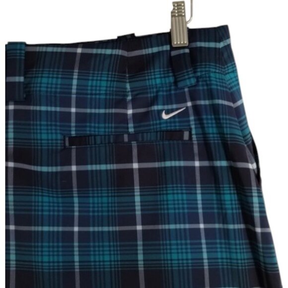 Nike blue plaid mini short skirt size 12 - Picture 3 of 7